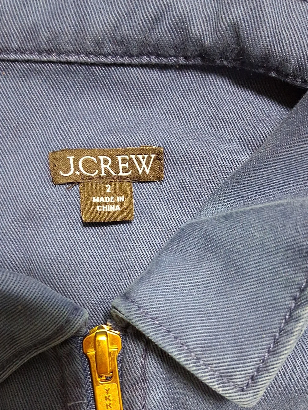 J.CREW Women Dress 2 Blue Short Sleeves Used Preowned  Jcrew